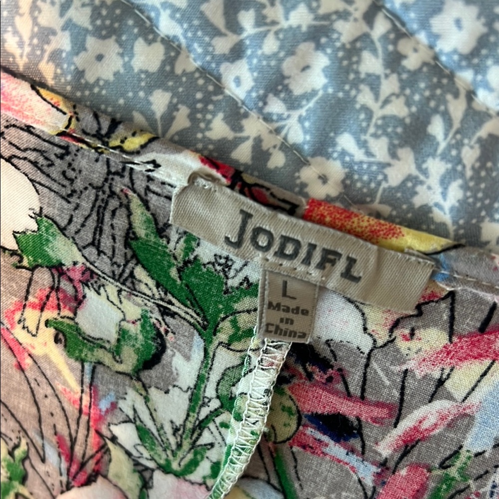 Floral Multicolor Kimono Top - Picture 5 of 5